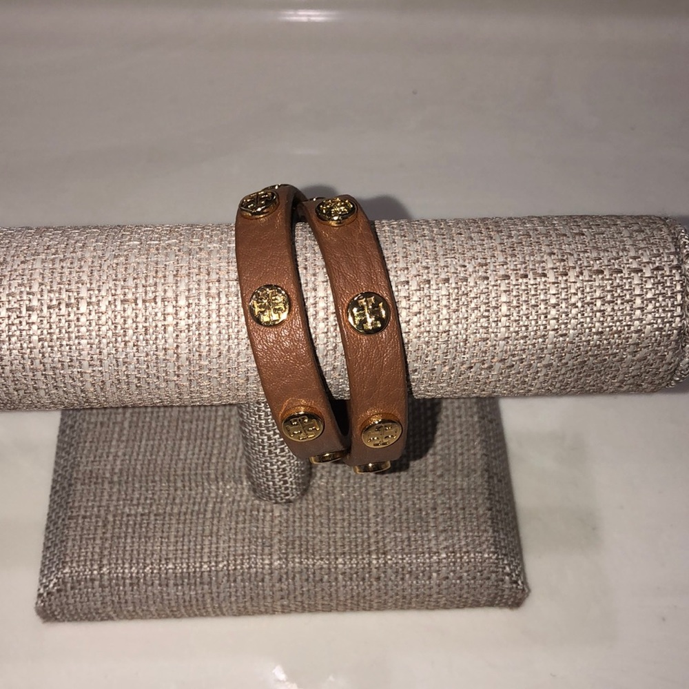 Tory Burch Wrap Bracelet Tan